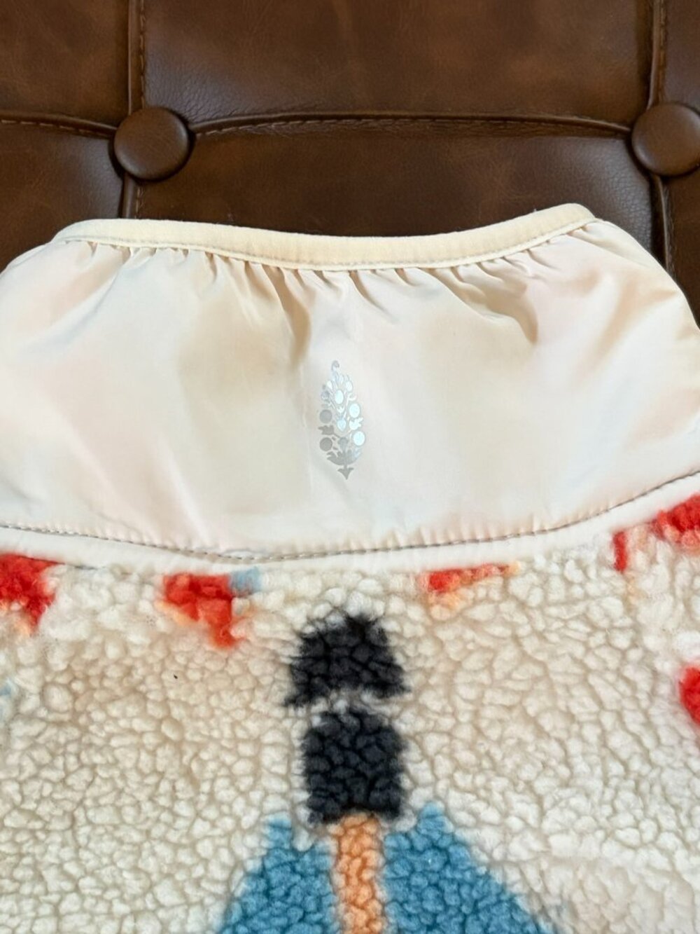 Free People Movement Rocky Ridge Printed Fleece Jacket - Size Medium • UPDATE!! - Picture 6 of 11